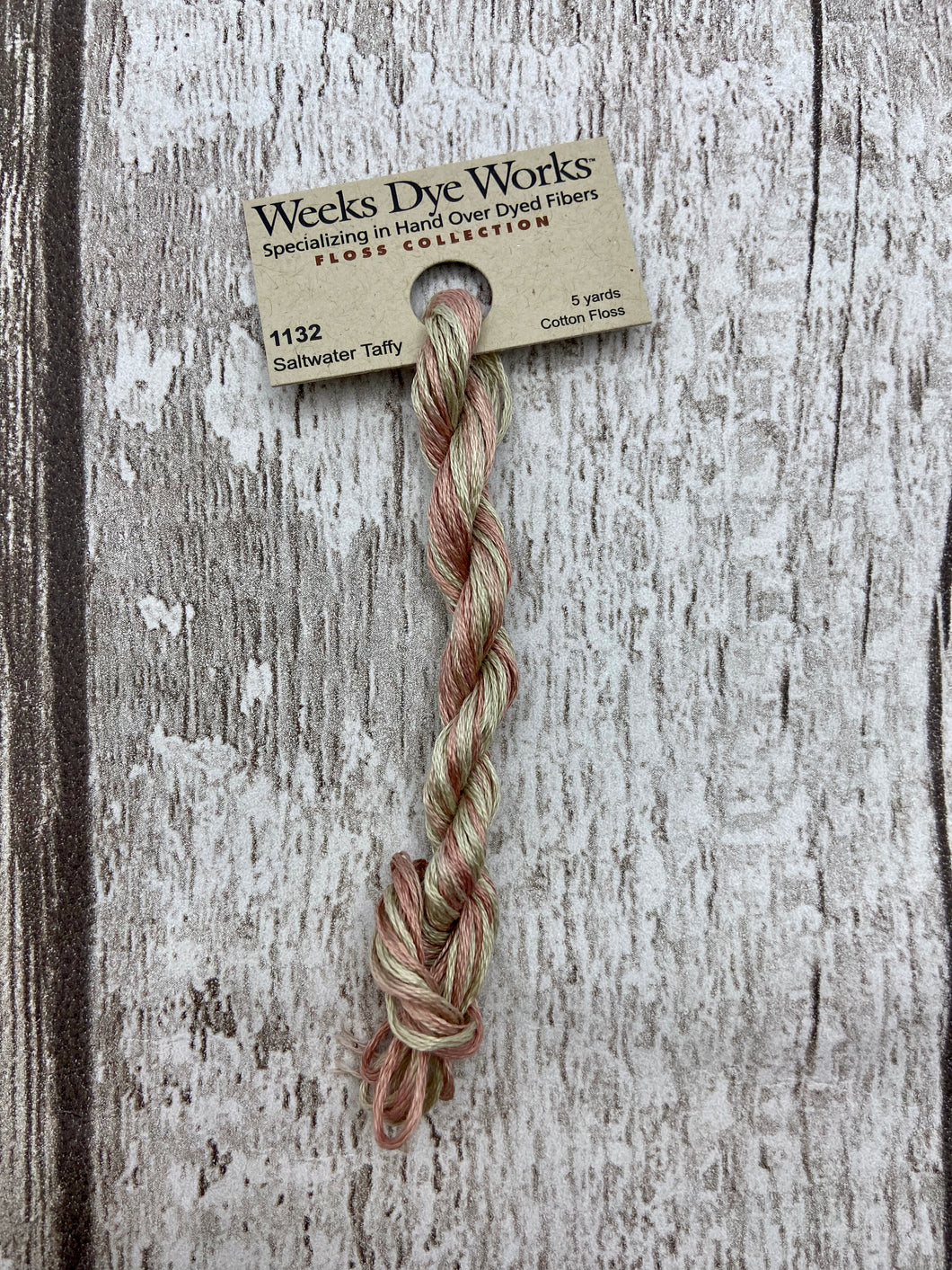 Saltwater Taffy (#1132), Weeks Dye Works 6-strand cotton floss