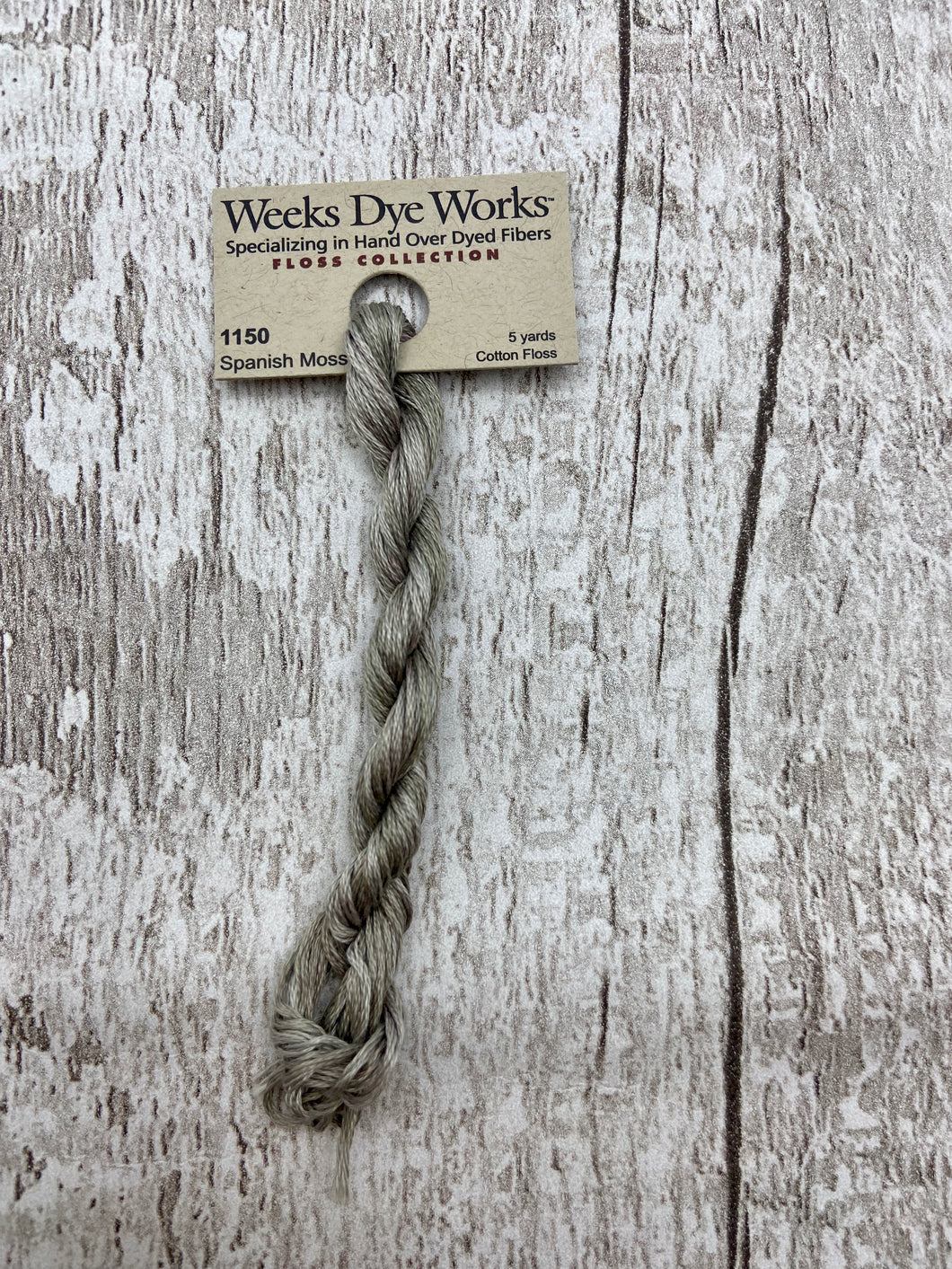 Spanish Moss (#1150) Weeks Dye Works, 6-strand cotton floss