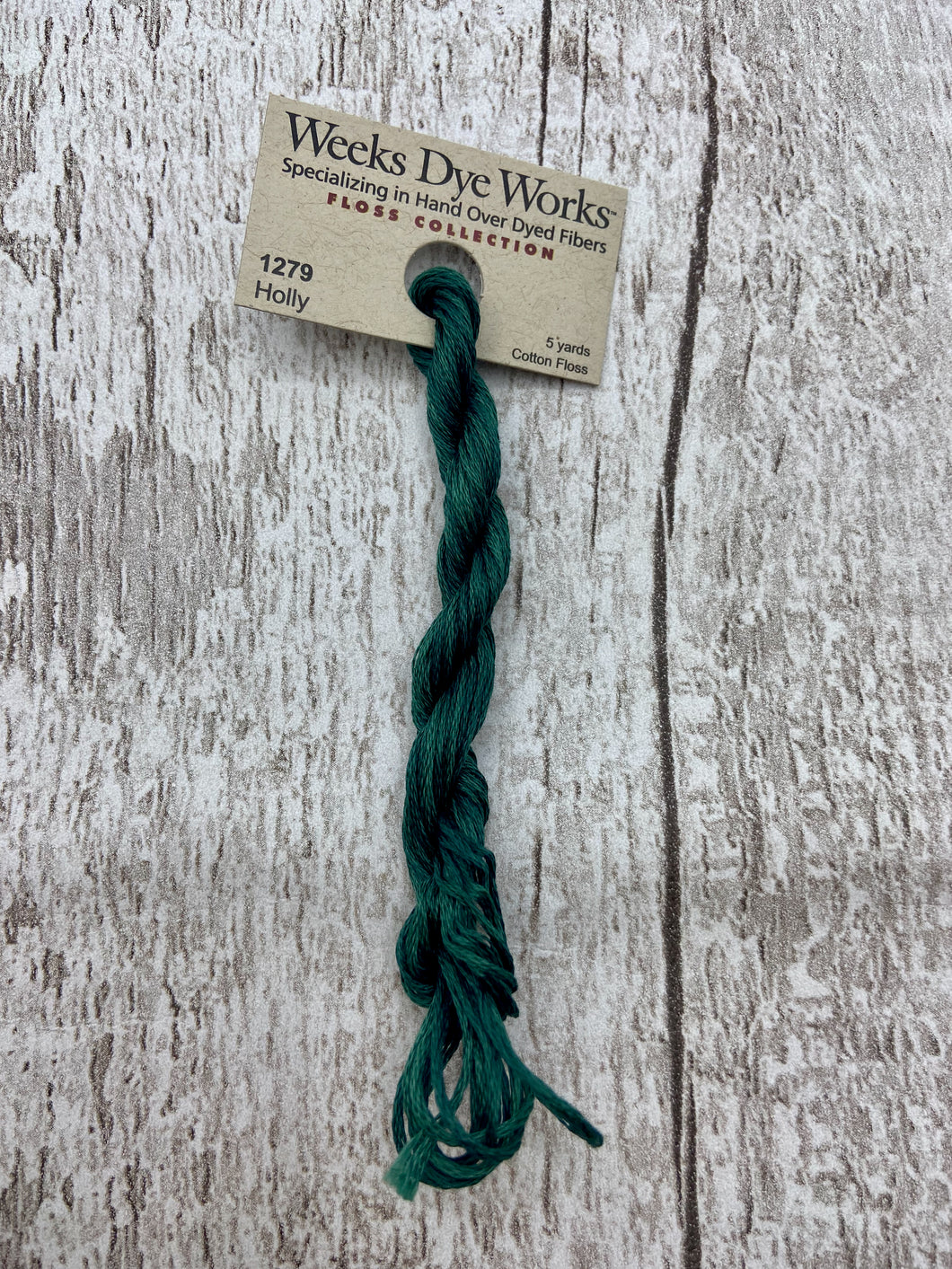 Holly (#1279) Weeks Dye Works, 6-strand cotton floss