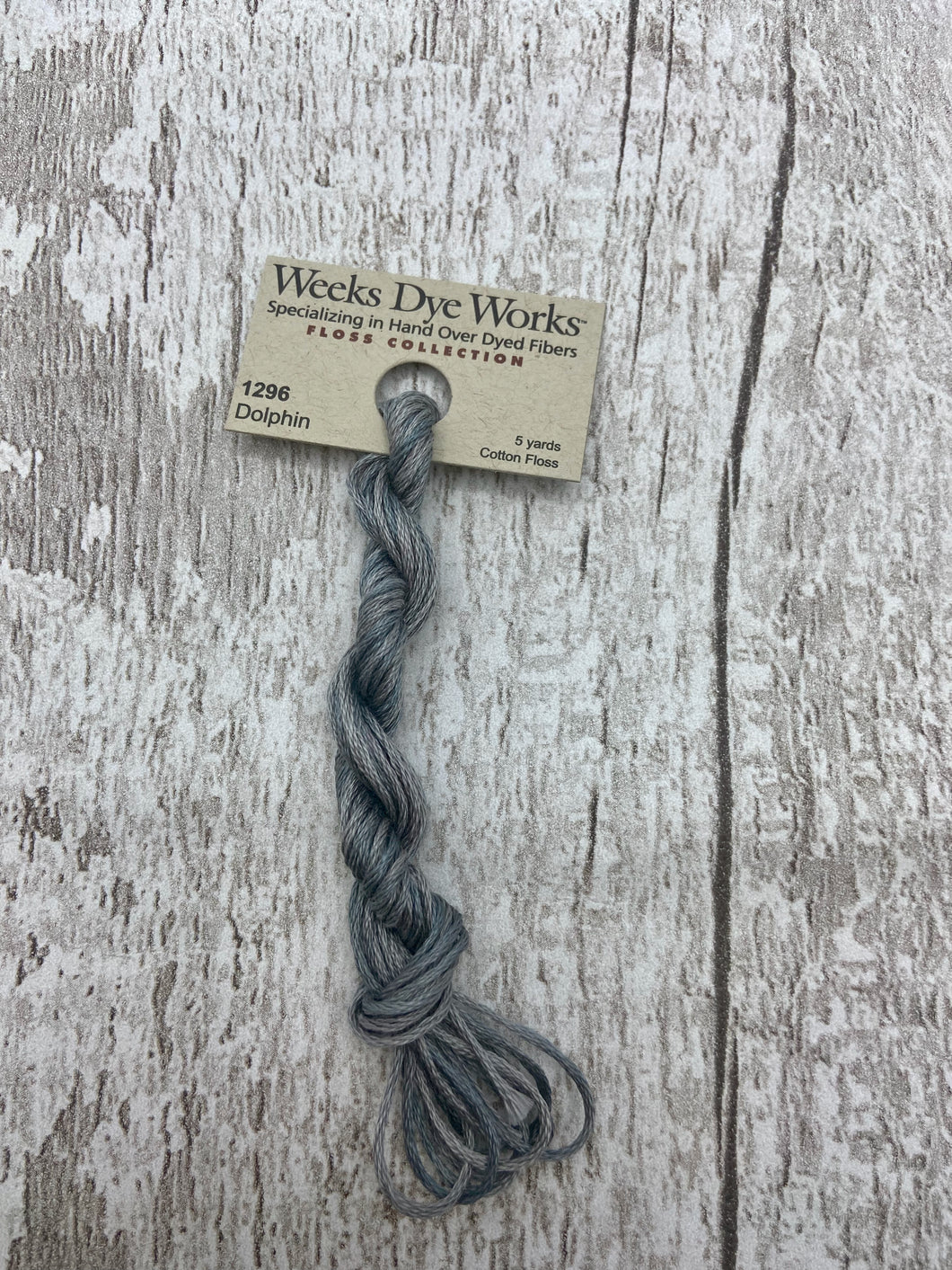 Dolphin (#1296) Weeks Dye Works, 6-strand cotton floss