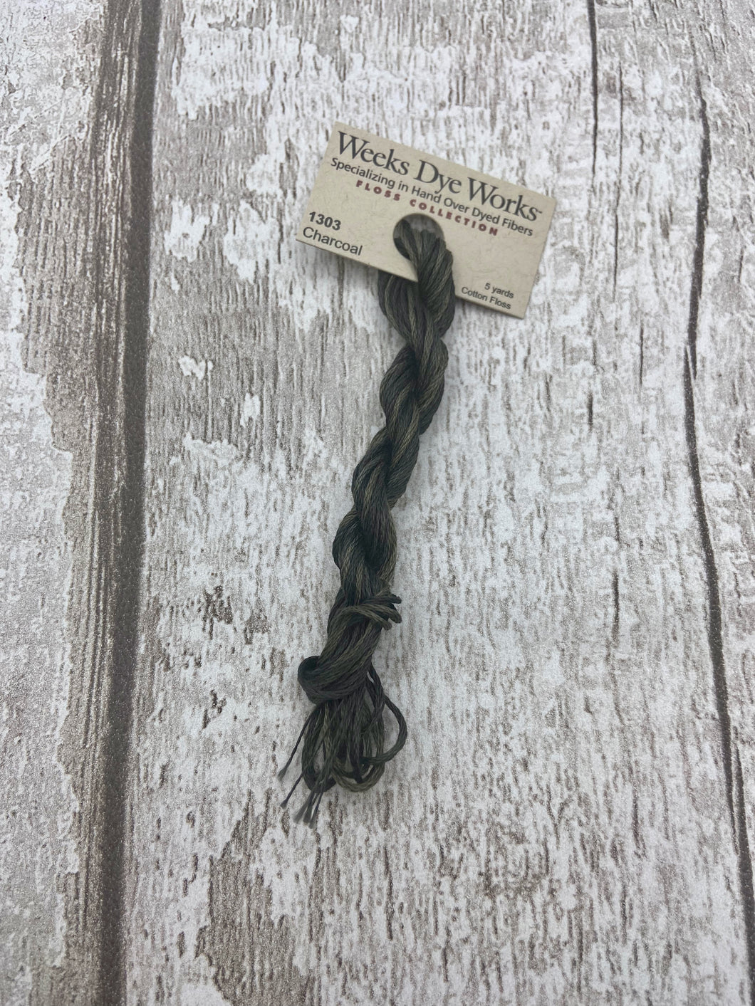 Charcoal (#1303) 6-strand cotton floss