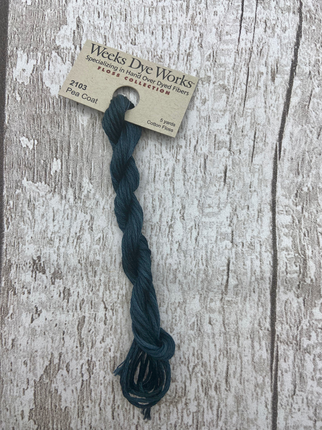 Pea Coat (#2103) Weeks Dye Works 6-strand cotton floss