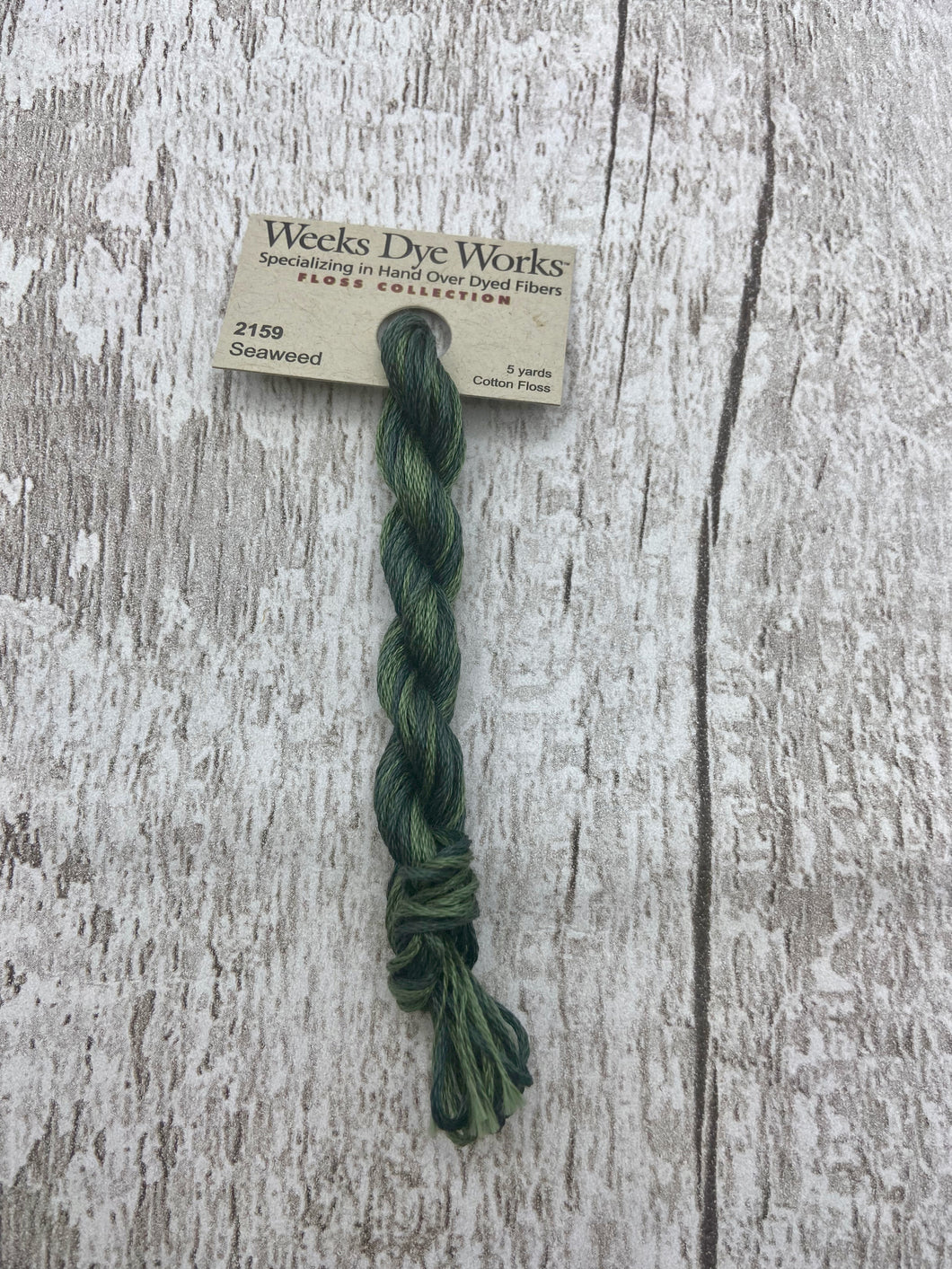 Seaweed (#2159) Weeks Dye Works, 6-strand cotton floss
