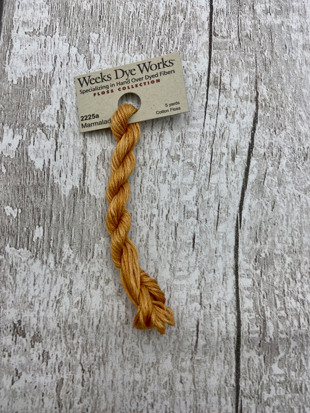 Marmalade (#2225a) Weeks Dye Works 6-strand cotton floss