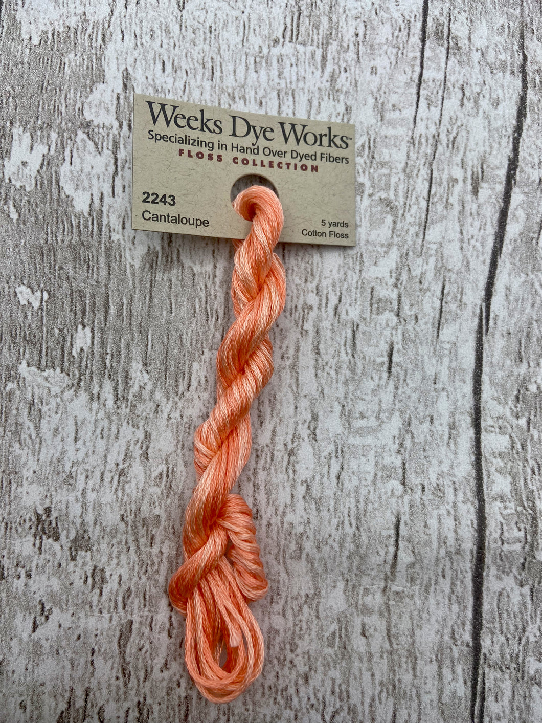 Cantaloupe (#2243) Weeks Dye Works 6-strand cotton floss