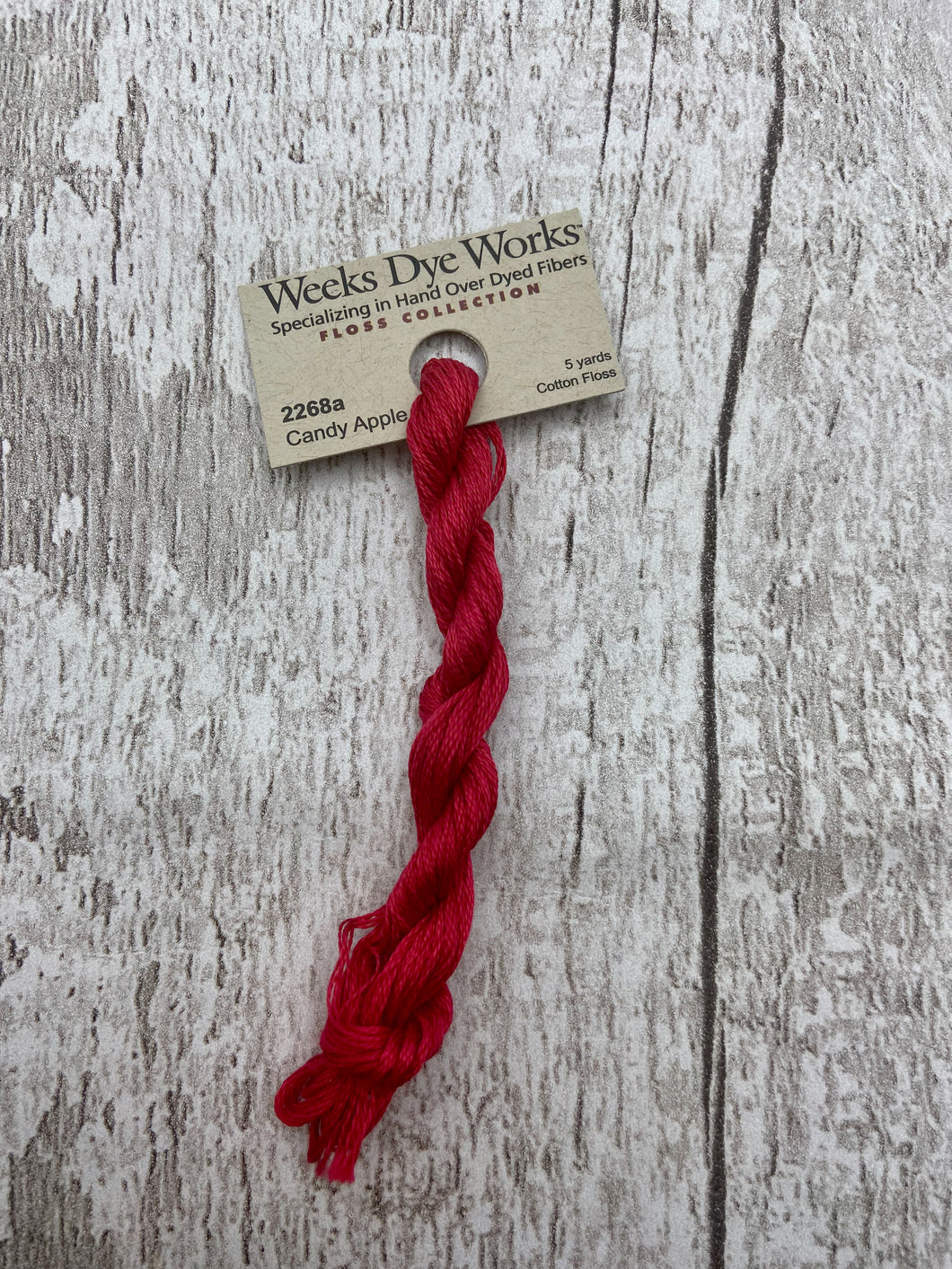 Candy Apple (#2268a) Weeks Dye Works, 6-strand cotton floss