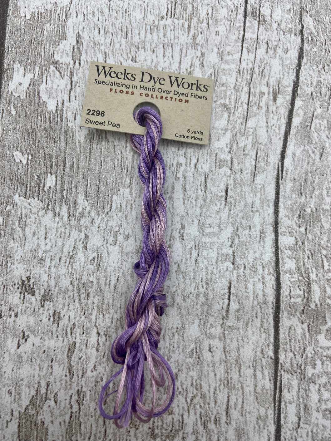 Sweet Pea (#2296) Weeks Dye Works 6-strand cotton floss