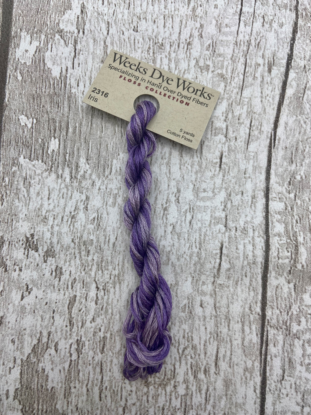 Iris (#2316) Weeks Dye Works, 6-strand cotton floss