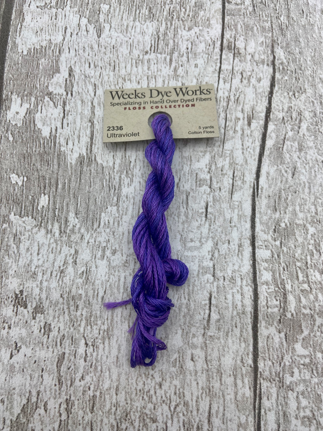 Ultraviolet (#2336) Weeks Dye Works, 6-strand cotton floss