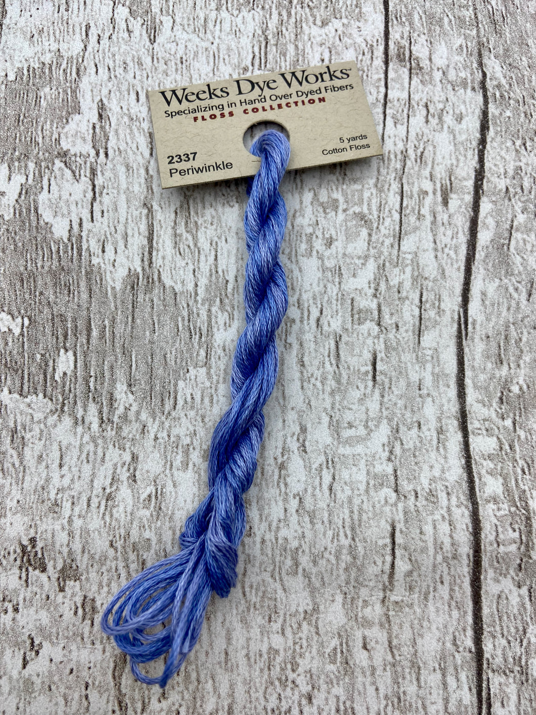 Periwinkle (#2337) Weeks Dye Works, 6-strand cotton floss