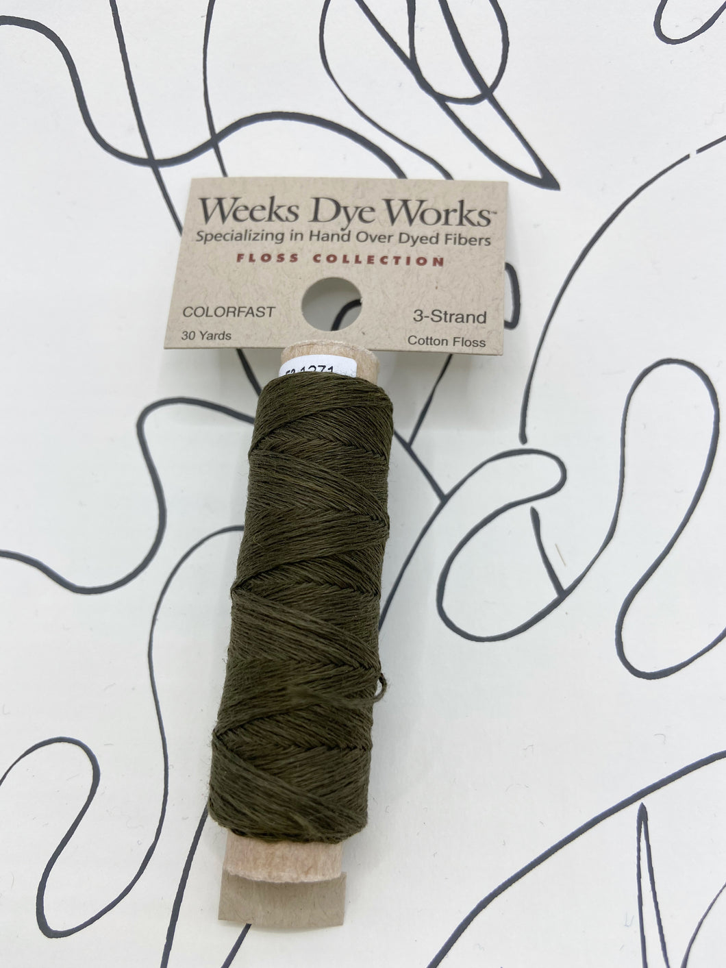 Bark (#1271) Weeks Dye Works 3-strand cotton floss