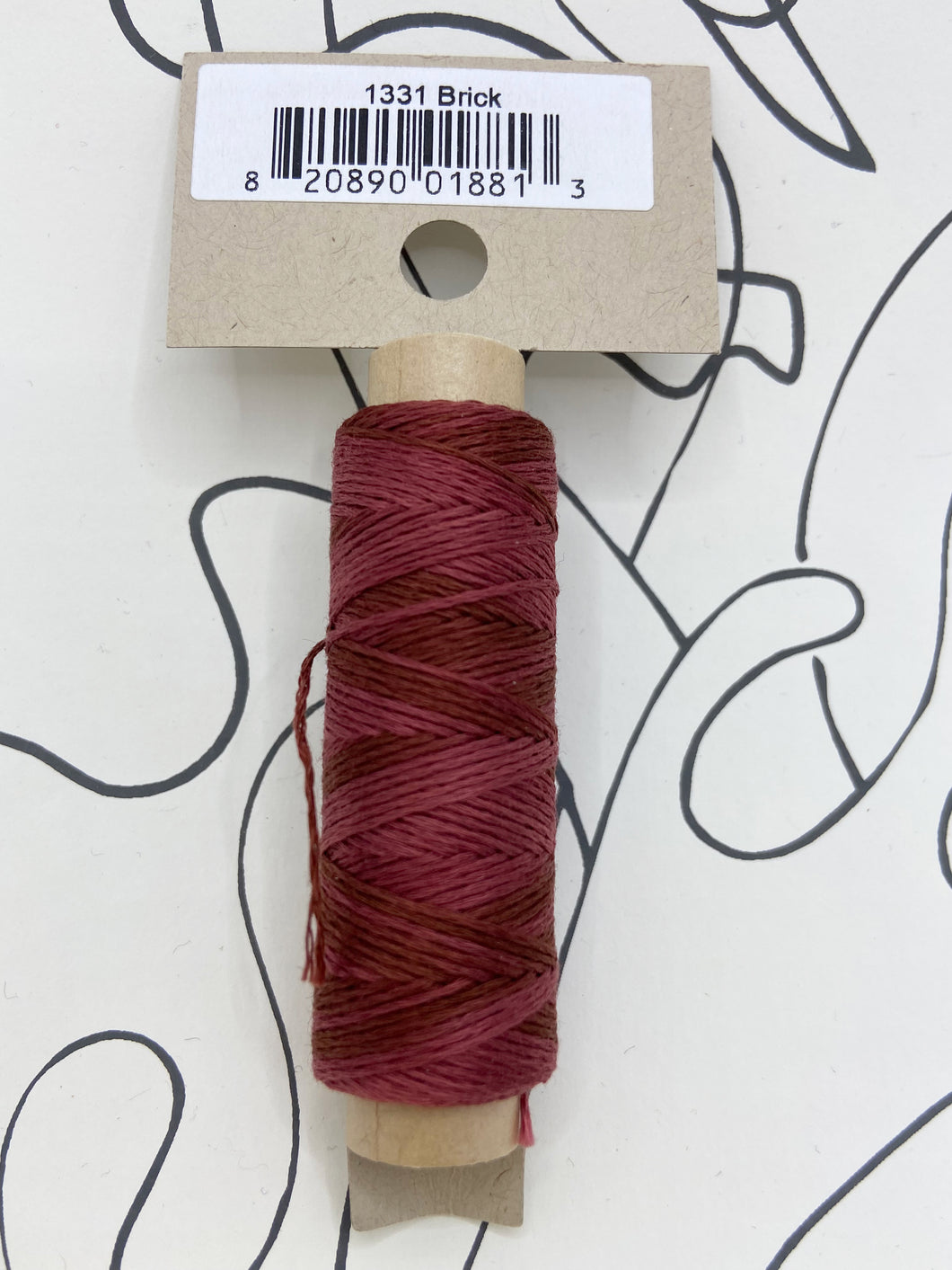 Brick (#1331) Weeks Dye Works 3-strand cotton floss