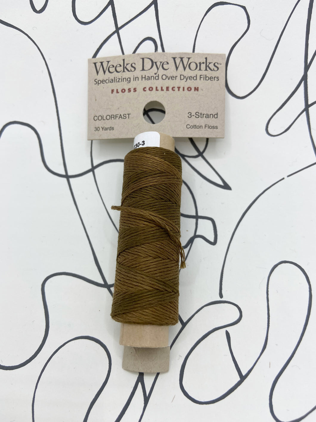 Havana (#1230) Weeks Dye Works 3-strand cotton floss