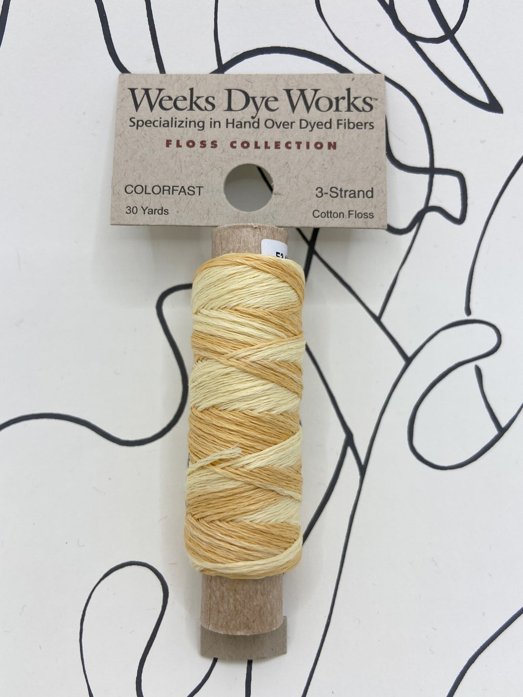 Honeysuckle (#1108) Weeks Dye Works 3-strand cotton floss