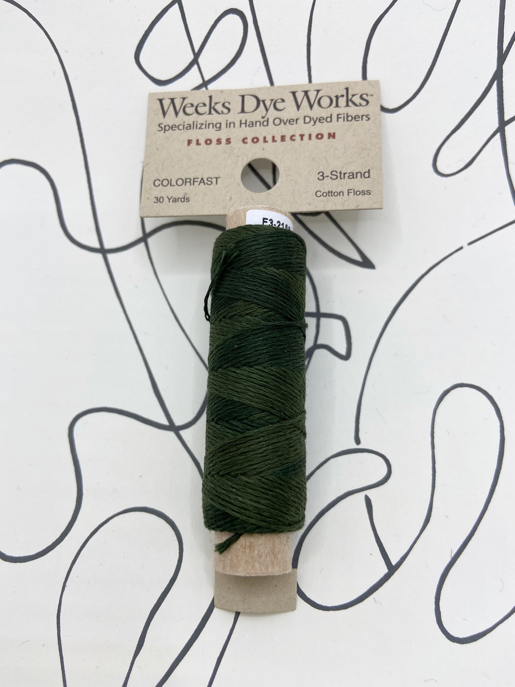 Juniper (#2158) Weeks Dye Works 3-strand cotton floss