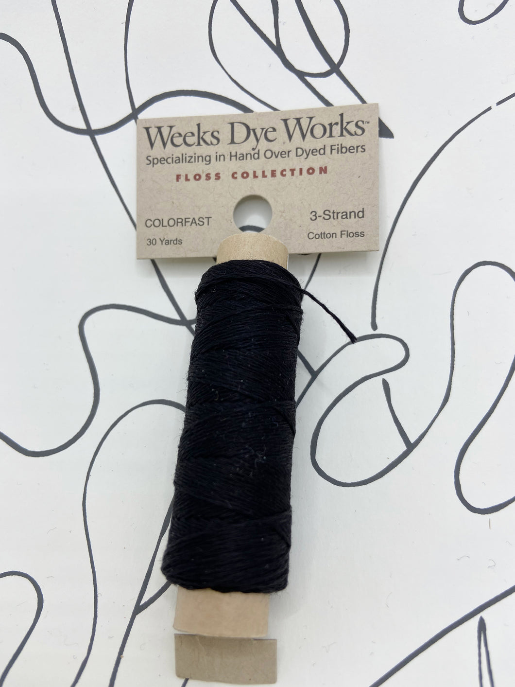 Mascara (#3910) Weeks Dye Works 3-strand cotton floss