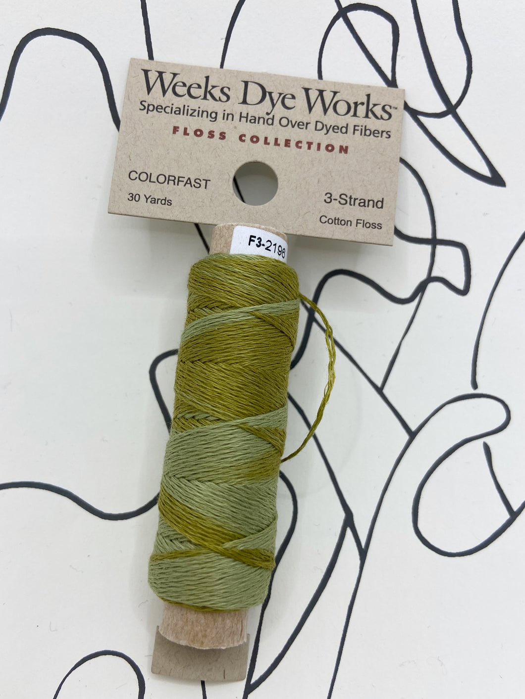 Scuppernong (#2196) Weeks Dye Works 3-strand cotton floss
