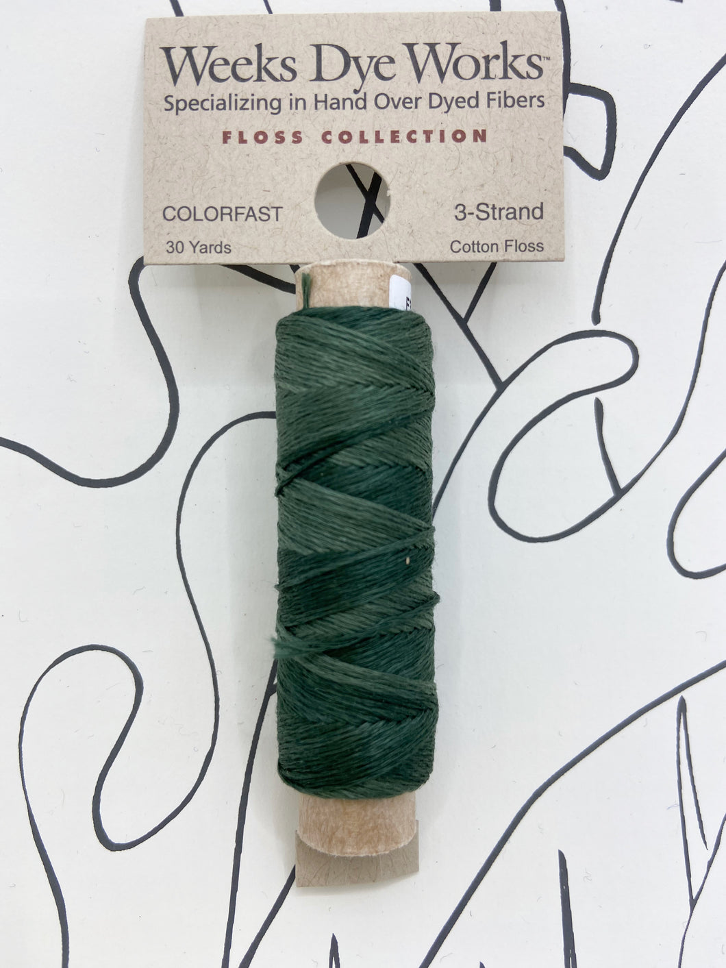 Seaweed (#2159) Weeks Dye Works 3-strand cotton floss