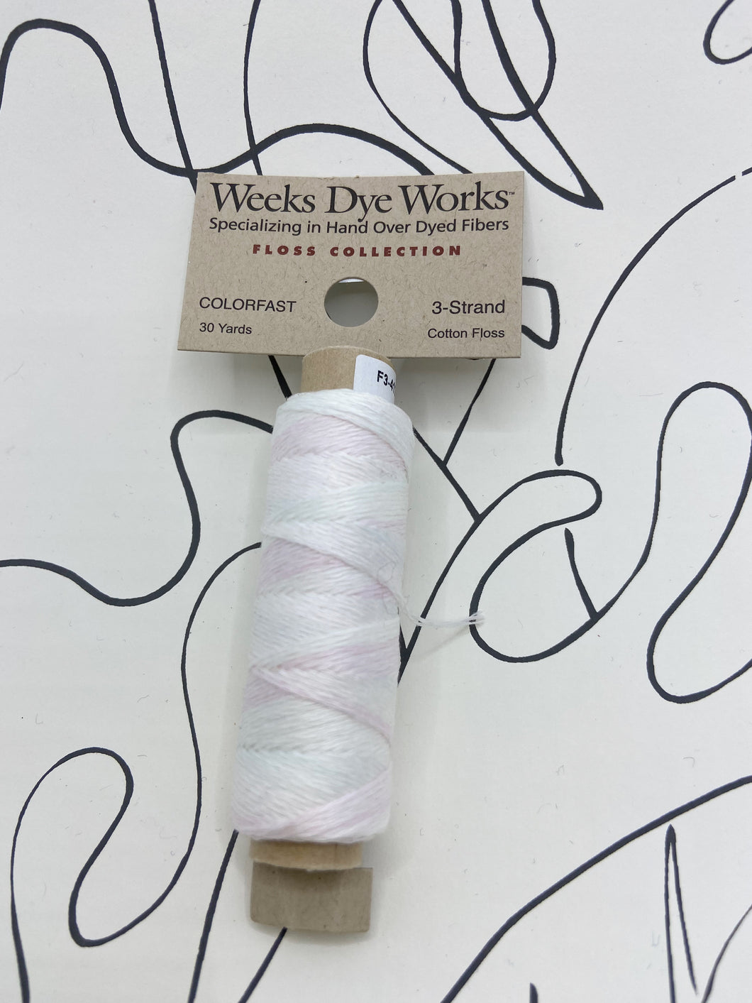 Snowflake (#4125) Weeks Dye Works 3-strand cotton floss