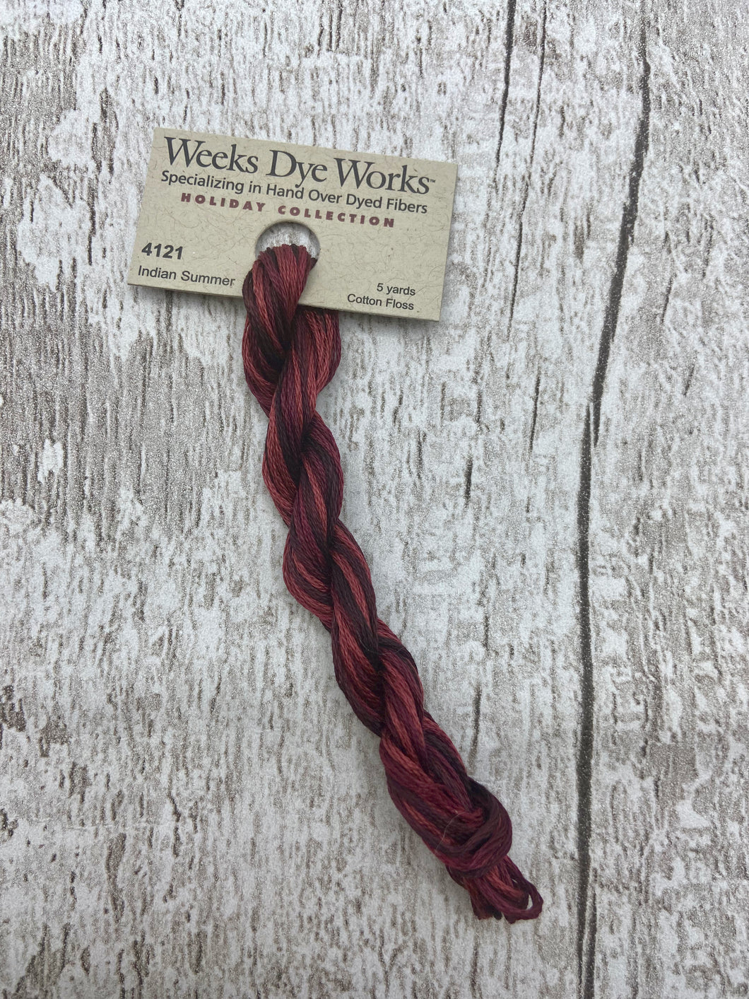Indian Summer (#4121) Weeks Dye Works 6-strand cotton floss