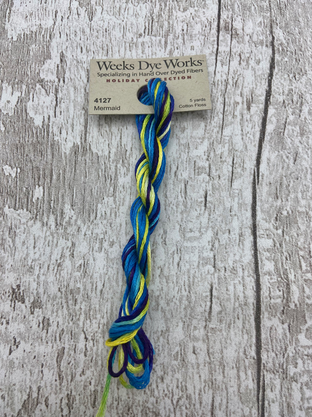 Mermaid (#4127) Weeks Dye Works 6-strand cotton floss