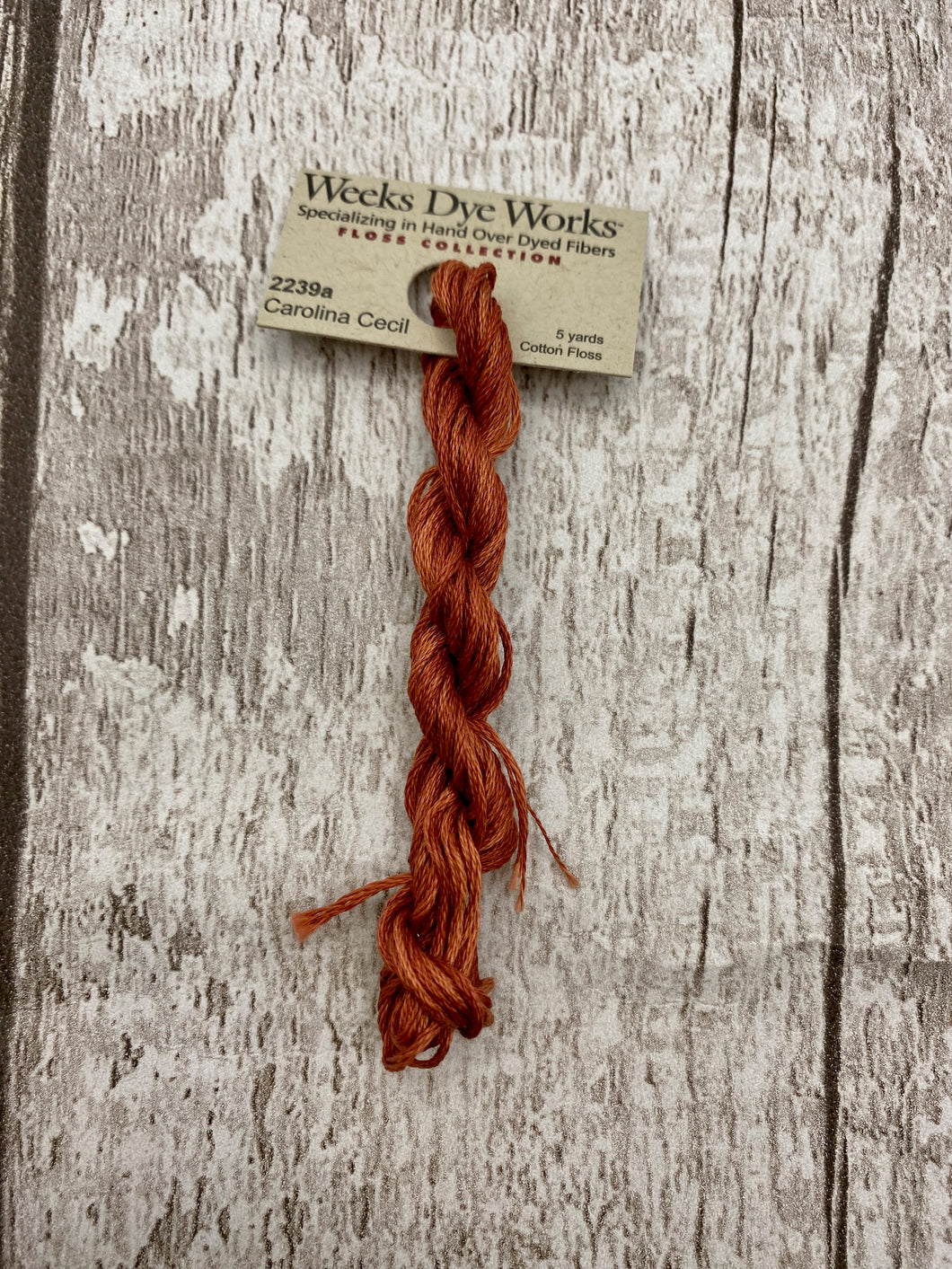 Carolina Cecil (#2239a) Weeks Dye Works 6-strand cotton floss