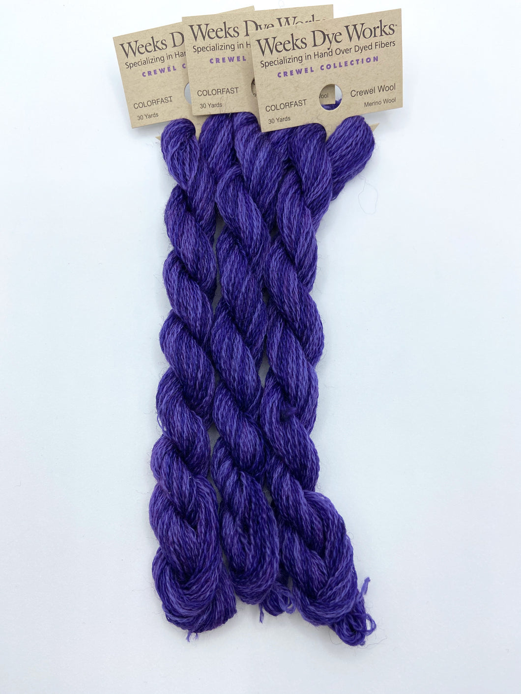 Weeks Dye Works Crewel Wool, Purple Rain