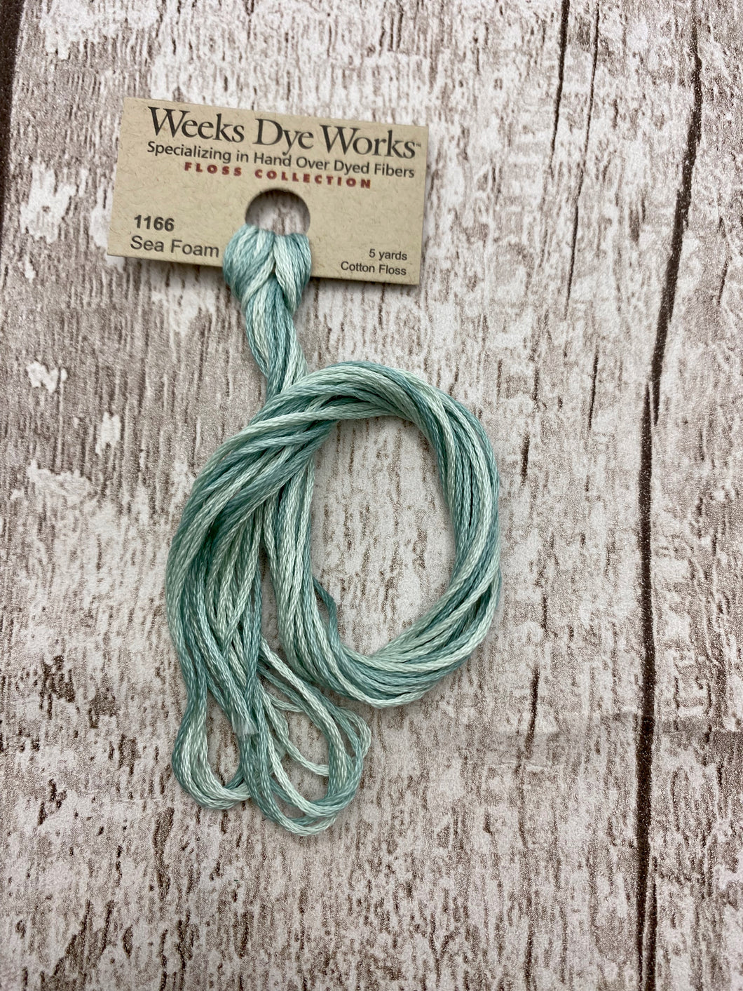 Sea Foam (#1166) Weeks Dye Works, 6-strand cotton floss