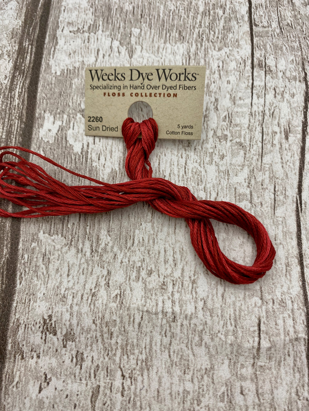 Sun Dried (#2260) Weeks Dye Works, 6-strand cotton floss