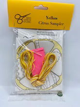 Load image into Gallery viewer, Small Yellow Citrus Embroidery Kit
