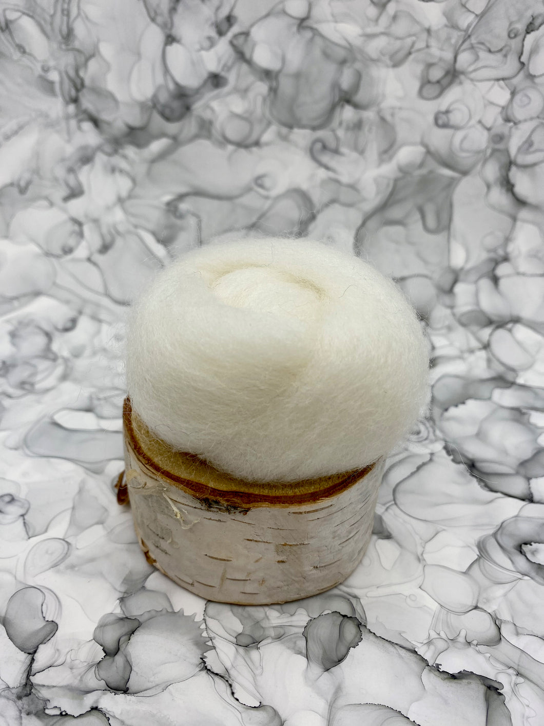Single 100% Wool Roving Cake for Mending with Needlefelting