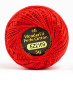 Load image into Gallery viewer, EZ 2109 POPPY, Size 8 Perle Cotton by Alison Glass for Wonderfil
